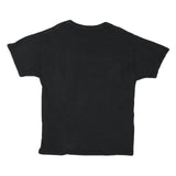 CHAMPION Mens Black L Cotton Blend T-Shirt Short Sleeve Crew Neck Logo