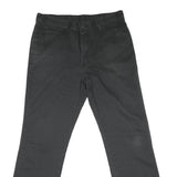 DICKIES Mens Regular Fit Black Denim Jeans W32 L28 Workwear Cotton Blend Zip