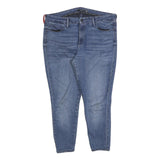 LEVI'S 711 Womens Jeans Blue Slim Skinny Denim W32 L24 Stretch Casual Pants