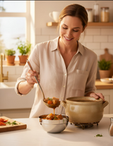 Anygleam Silver Rice Bowls – 5Pcs Big Stainless Steel, Single-Layer Anti-Scalding Cooking Utensils