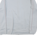 ADIDAS Mens White & Pink Logo Track Jacket XL Polyester Blend Zip Casual