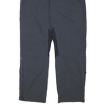 ADIDAS Womens Regular Fit Black Polyester Blend Trousers W30 L30 Zip Pockets