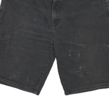 DICKIES Mens Shorts Black XL W34 Workwear Cotton Blend Regular Fit Utility