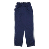 ADIDAS Mens Joggers Navy Blue White XL W27 L31 Classic Regular Fit Side Striped