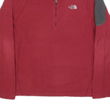 THE NORTH FACE Mens Red & Grey Outdoor Patterned Pullover Crew Neck Basic Knit L