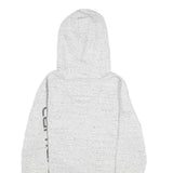 CARHARTT Womens Grey Hoodie XS Logo Graphic Cotton Blend Pullover