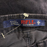 Rifle Cord Trousers - 30W UK 8 Navy Cotton