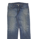 LEVI'S 502 Mens Jeans Blue Regular Straight Denim Medium W34 L34 Classic Fit Zip