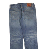 LEVI'S 502 Mens Jeans Blue Regular Straight Denim Medium W34 L34 Classic Fit Zip
