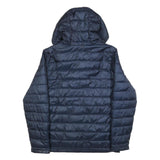 DICKIES Mens Navy Blue Outdoor Jacket M Polyester Plain Hooded Zip