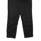 NAUTICA Womens Cotton Blend Black Slim Straight Trousers W31 L26 Stylish Zip