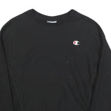 CHAMPION REVERSE WEAVE Womens Black Cotton Blend Crew Neck M Sweatshirt Pullover