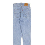 LEVI'S Womens Jeans Blue Slim Skinny Denim Light W26 L30 Stretch Cotton Blend