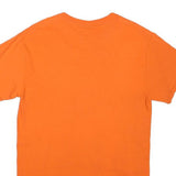 GILDAN Mens Orange Monde Couleurs Festival Graphic T-Shirt S Short Sleeve Crew