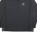 NIKE Mens Black Golf Jacket XL Polyester Plain Zip Lightweight Sportswear