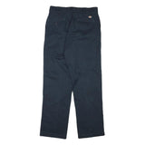 DICKIES Mens Navy Blue Regular Fit Straight Leg Trousers W32 L30 Workwear