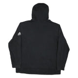 ADIDAS Mens Black Hoodie XL Cotton Blend Pullover Logo Sportswear