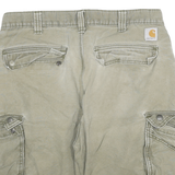 CARHARTT Mens Shorts Beige Cargo Relaxed Fit XL W32 Durable Pocketed Cotton