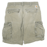 CARHARTT Mens Shorts Beige Cargo Relaxed Fit XL W32 Durable Pocketed Cotton