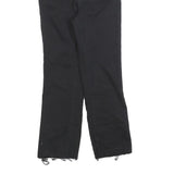 LEVI'S Womens Black Regular Straight Denim Raw Hem W25 L22 Classic Jeans