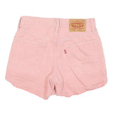 LEVI'S Womens Shorts Pink Casual Cut-Off M W28 Denim Cotton Blend