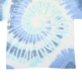 DISNEY Mens Blue Tie Dye Lion King Graphic T-Shirt L Crew Neck Short Sleeve