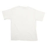 CAT Mens White Power Truck Graphic T-Shirt S Short Sleeve Crew Neck Workwear