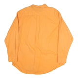 GAP Mens Orange Button-Down Cotton Shirt XL Casual Long Sleeve Classic Fit