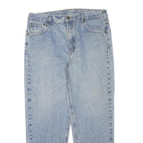 CARHARTT Womens Regular Fit Blue Denim Jeans W38 L30 Classic Style Zip Closure