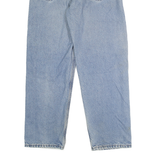 CARHARTT Mens Jeans Blue Relaxed Straight Denim Light W32 L30 Zip Cotton Casual