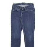 LEVI'S Womens Blue Slim Skinny Denim Medium W27 L27 Cotton Blend Zip Jeans