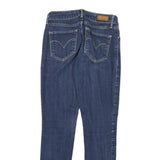 LEVI'S Womens Blue Slim Skinny Denim Medium W27 L27 Cotton Blend Zip Jeans