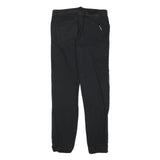 DKNY Womens Cotton Blend Black Slim Tapered Trousers W28 L27 Stylish Casual Zip