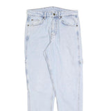 KARL KANI Womens Jeans Blue Slim Straight Denim Light W28 L30 Streetwear