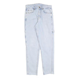 KARL KANI Womens Jeans Blue Slim Straight Denim Light W28 L30 Streetwear