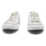 CONVERSE Chuck Taylor All Star Womens Low Top Trainers White Cotton Blend UK 5