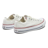CONVERSE Chuck Taylor All Star Womens Low Top Trainers White Cotton Blend UK 5