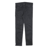 LEVI'S Mens Jeans Black Slim Skinny Denim W32 L30 Zip Cotton Blend Casual