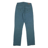LEVI'S Womens Jeans Blue Regular Straight Denim W28 L32 529 Curvy Straight Zip