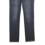 HUMOX JEANS Womens Regular Fit Blue Denim Jeans W28 L34 Embroidered Pocket
