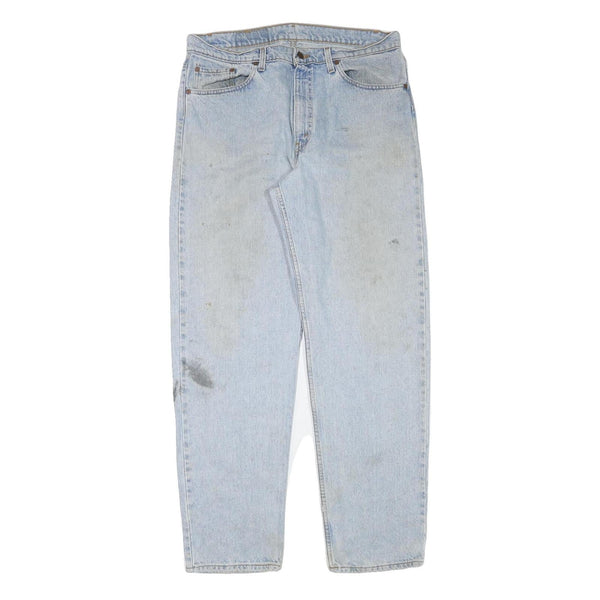 LEVI'S 550 Mens Jeans Blue Relaxed Loose Denim Light W35 L33 Classic Casual