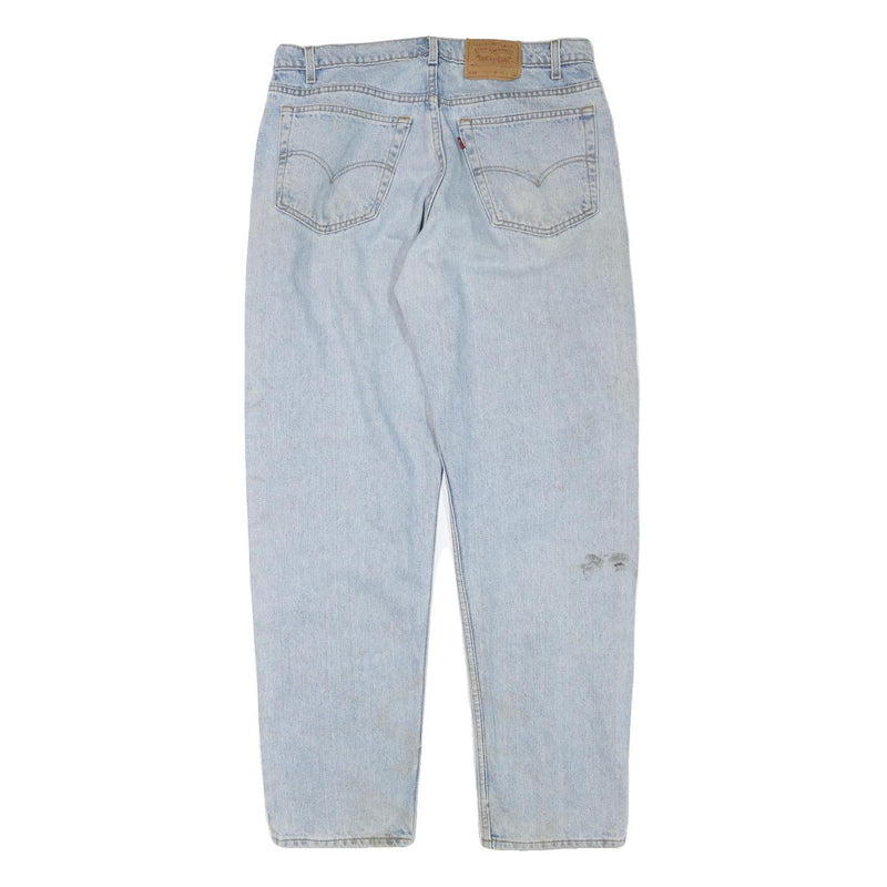 LEVI'S 550 Mens Jeans Blue Relaxed Loose Denim Light W35 L33 Classic Casual