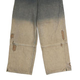 MARTIN KIM Mens Jeans Blue & Beige Regular Straight Denim Light W30 L29