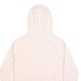 NIKE Womens Pink Hoodie M Cotton Blend Pullover Sports Casual Sweatshirt