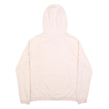 NIKE Womens Pink Hoodie M Cotton Blend Pullover Sports Casual Sweatshirt