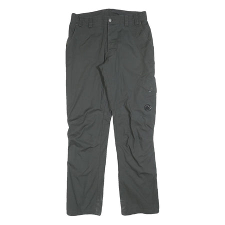 MAMMUT Lined Womens Polyester Grey Regular Trousers W32 L32 Outdoor Zip Pockets