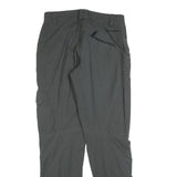 MAMMUT Lined Womens Polyester Grey Regular Trousers W32 L32 Outdoor Zip Pockets