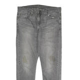 LEVI'S 510 Mens Jeans Grey Slim Skinny Denim Medium W36 L28 Cotton Blend Zip