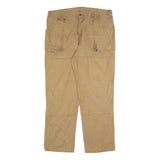 DICKIES Mens Jeans Beige Relaxed Straight Denim W40 L32 Workwear Utility Zip Fly