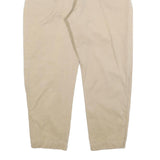 DOCKERS Mens Cotton Blend Beige Classic Trousers W34 L28 Casual Zip Pocket